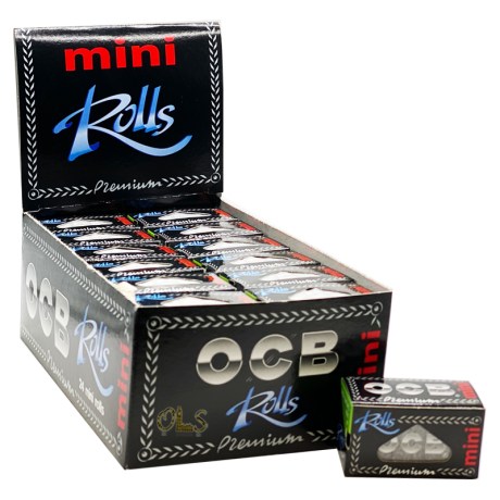1x Full Box OCB Premium Slim Cigarette Rolling Paper Rolls (Full Box 24  rolls)