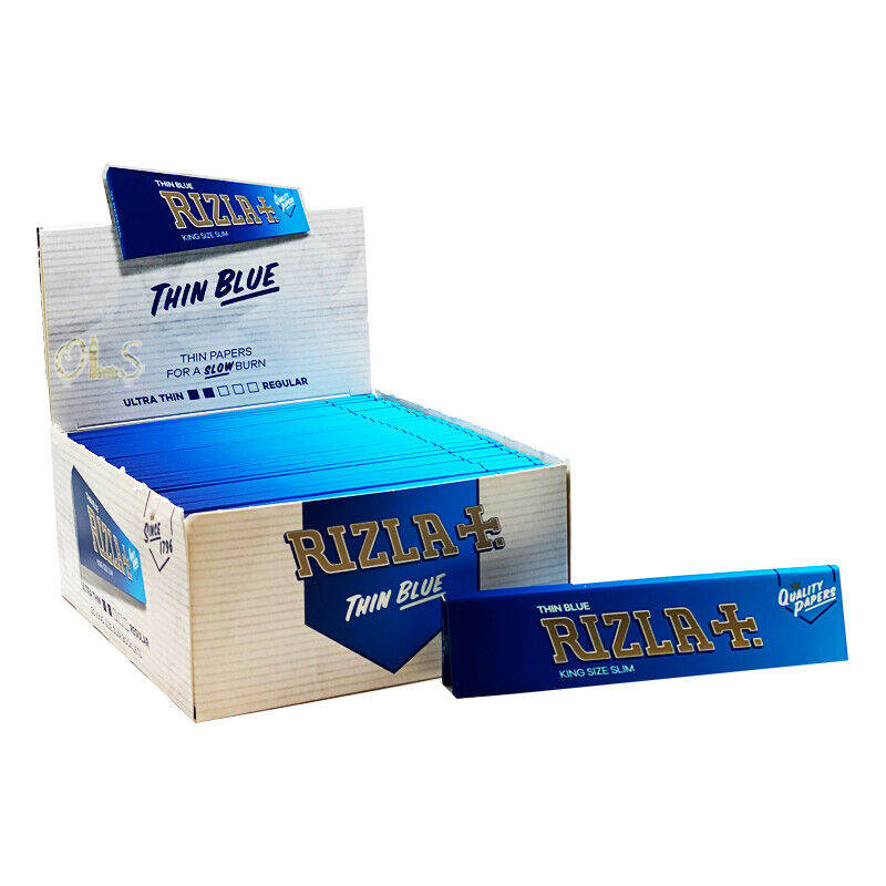 Rizla Blue King Size Slim Rolling Papers 32 leaves per booklet - kupiti v  Sloveniji