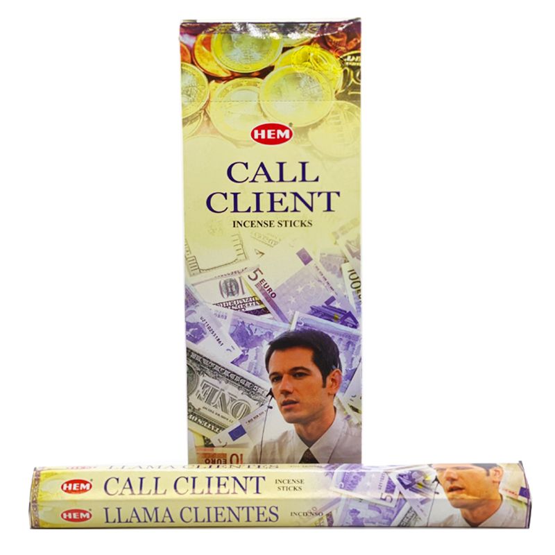 HEM Call Client Incense Sticks Agarbatti 6 Packs x 20 Sticks = 120