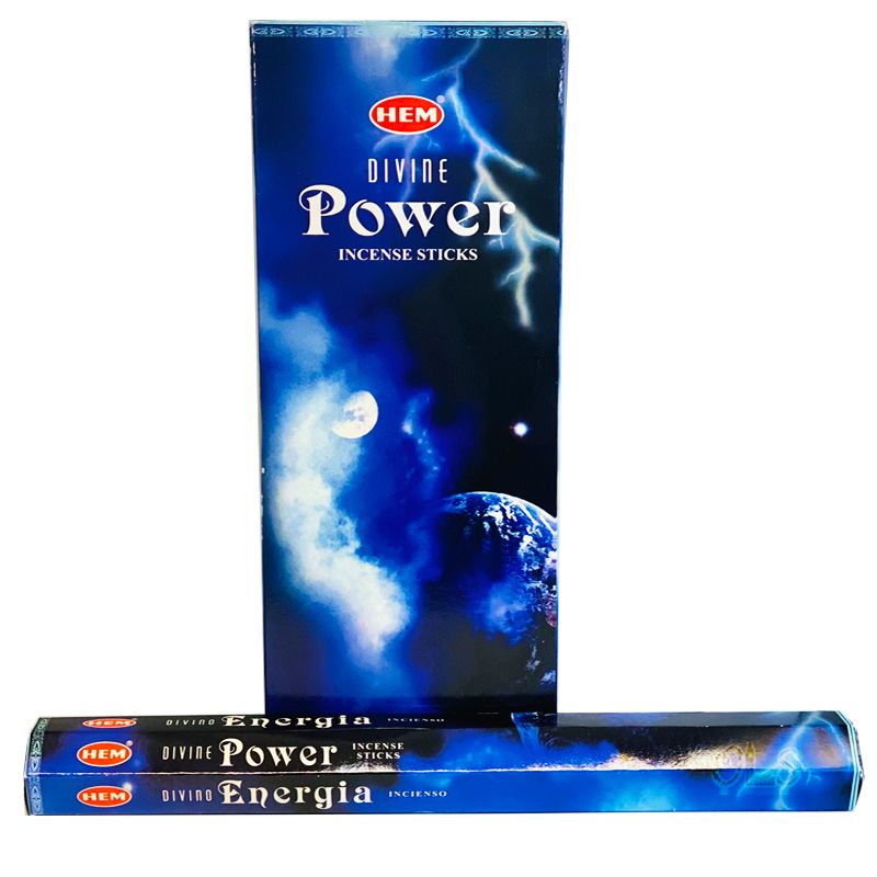 HEM Divine Power Incense Sticks Agarbatti 6 Packs x 20 Sticks = 120